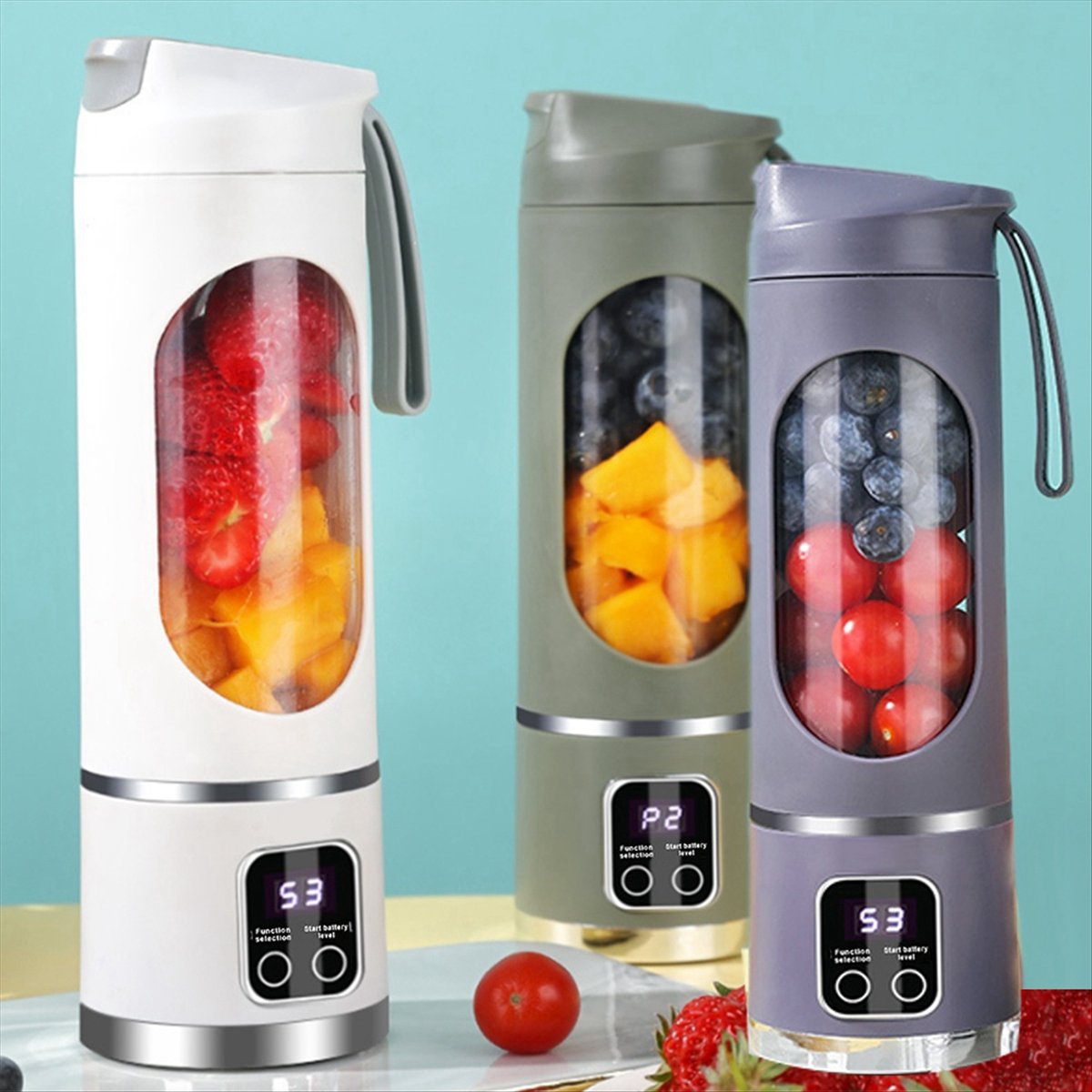 A20M USB充電式ポータブルブレンダー、8枚刃ミニアイス - Portable Blender Usb Rechargeable のレビューと価格