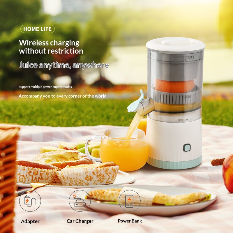 ポータブルワイヤレス電動ジューサー USB 充電式スローコー - Electric Slow Juicer Cold Press のレビューと価格